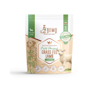 Bemo Cold Pressed Grass Fed Lamb - kaltgepresstes Hundefutter mit Lammfleisch