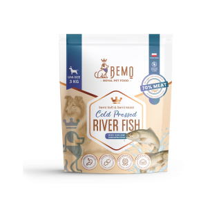 Bemo Cold Pressed River Fish - kaltgepresstes Hundefutter mit Flussfischen