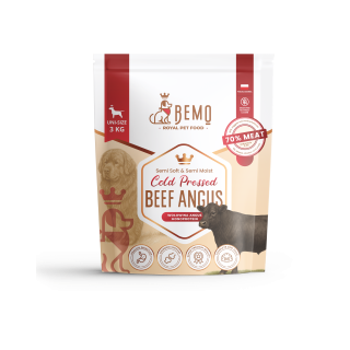 Bemo Cold Pressed Beef Angus - kaltgepresstes Hundefutter mit Angus-Rind