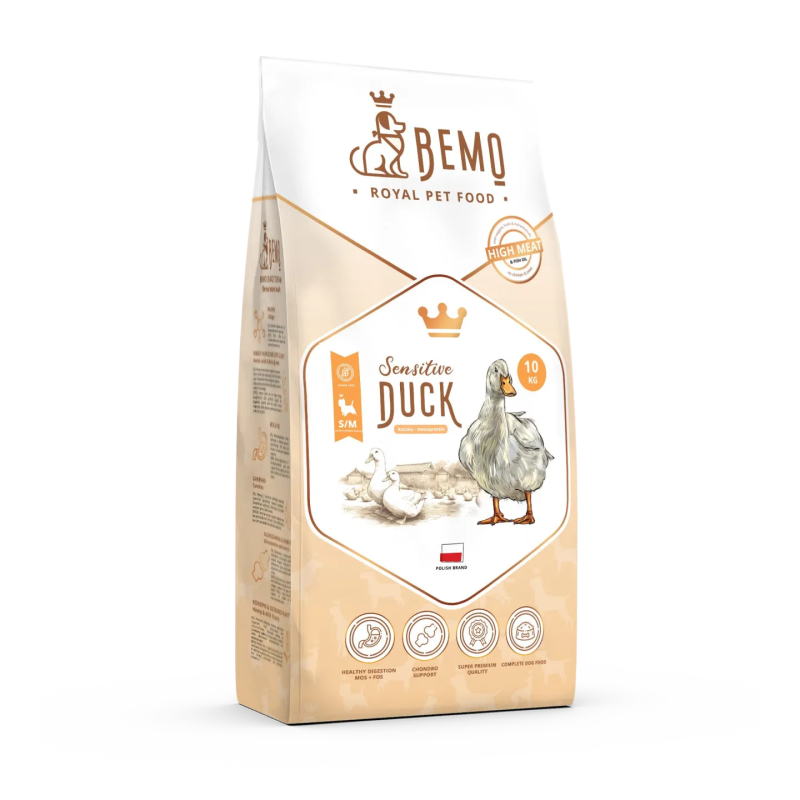 Bemo Sensitive Duck - hypoallergenes Trockenfutter für Hunde mit Ente