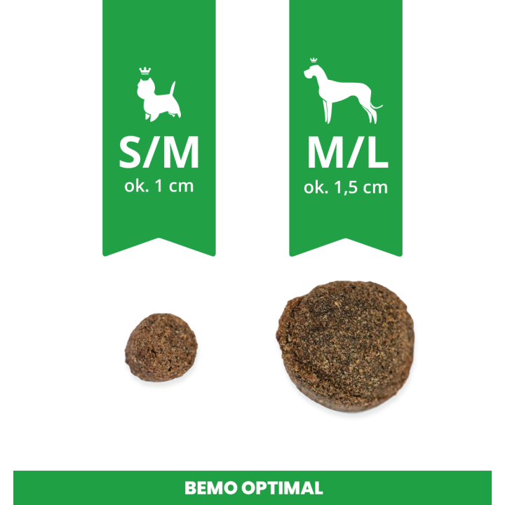 Bemo Optimal - Trockenfutter für Hunde mit Kalbfleisch und Gemüse