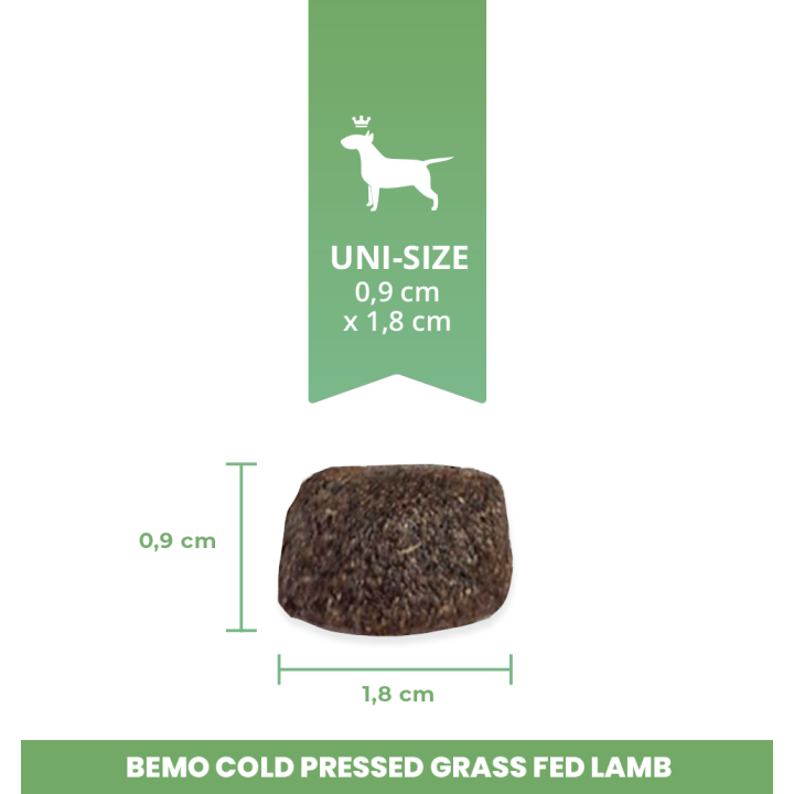 Bemo Cold Pressed Grass Fed Lamb - kaltgepresstes Hundefutter mit Lammfleisch