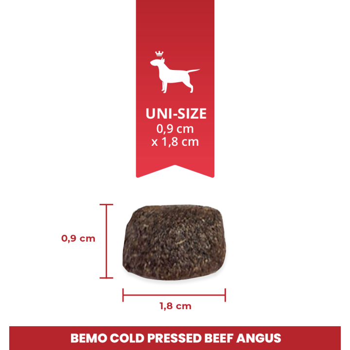 Bemo Cold Pressed Beef Angus - kaltgepresstes Hundefutter mit Angus-Rind