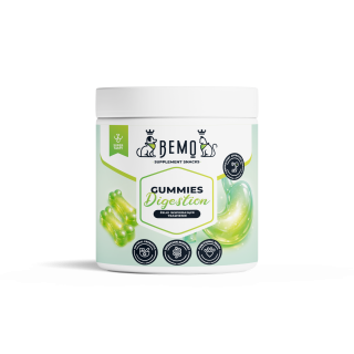 Bemo Gummies Digestion - Supplement-Gummis zur Unterstützung des Verdauungssystems von Hunden und Katzen