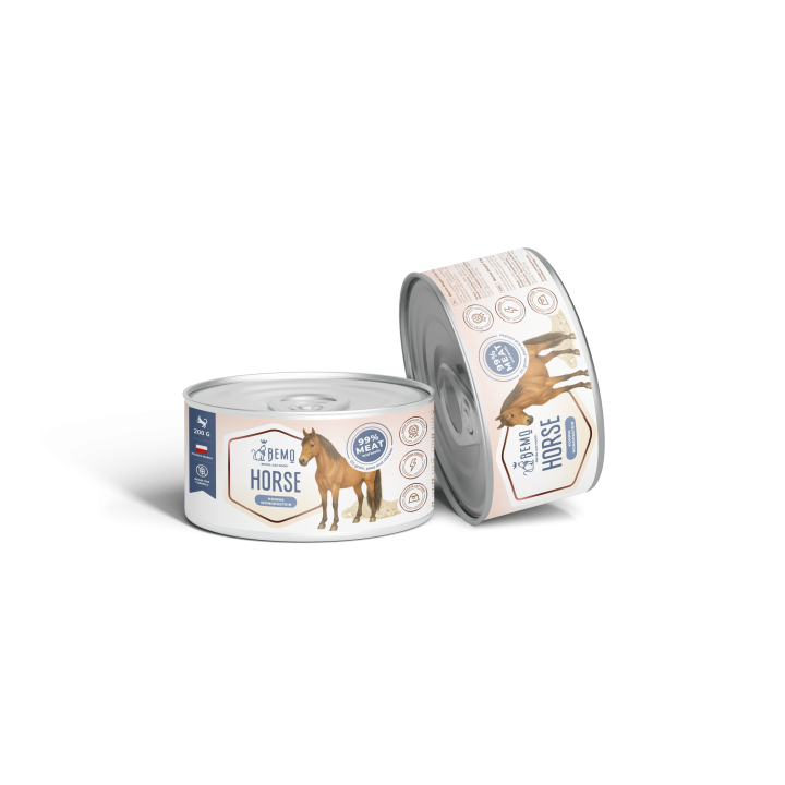 Bemo Cat Horse - Nassfutter für Katzen mit Pferdefleisch