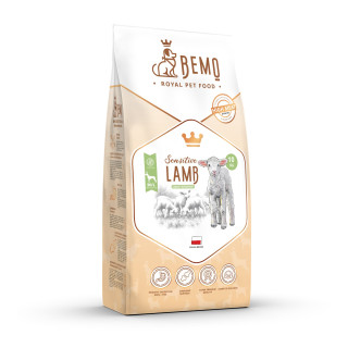 Bemo Sensitive Lamb - hypoallergenes Trockenfutter für Hunde mit Lamm