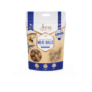 Meat Balls Beef with fish - halbfeuchte Leckerlis für Hunde mit Fisch