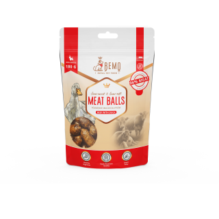 Meat Balls Beef with duck - halbfeuchte Leckerlis für Hunde mit Ente