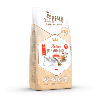 Bemo Active - Trockenfutter für aktive Hunde mit Rind und Ente