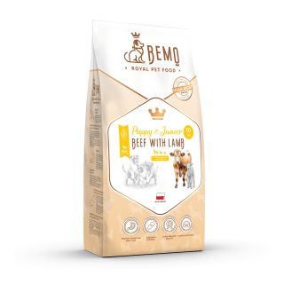 Bemo Puppy & Junior - Trockenfutter für Welpen mit Rind und Lamm