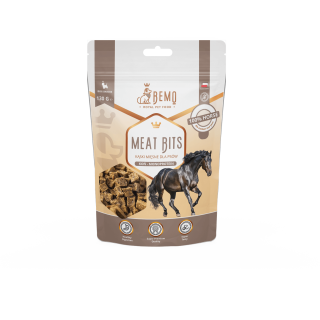 Meat Bits Horse - hypoallergene, halbfeuchte Leckerlis für Hunde mit Pferdefleisch