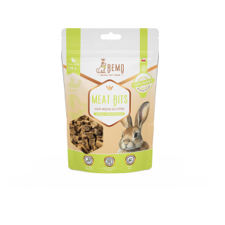 Meat Bits Rabbit - hypoallergene, halbfeuchte Leckerlis für Hunde mit Kaninchen