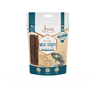 Meat Strips Cod - hypoallergene, halbfeuchte Snacks für Hunde mit Kabeljau