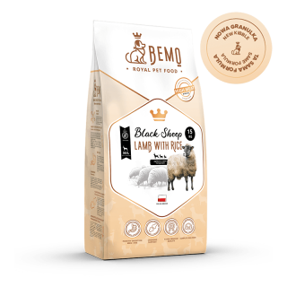 Bemo Black Sheep - monoproteinane Trockenfutter für ausgewachsene Hunde mit Lammfleisch