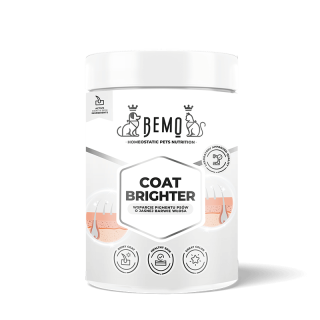 Bemo Coat Brighter - Supplement zur Intensivierung heller Fellfarben bei Hunden