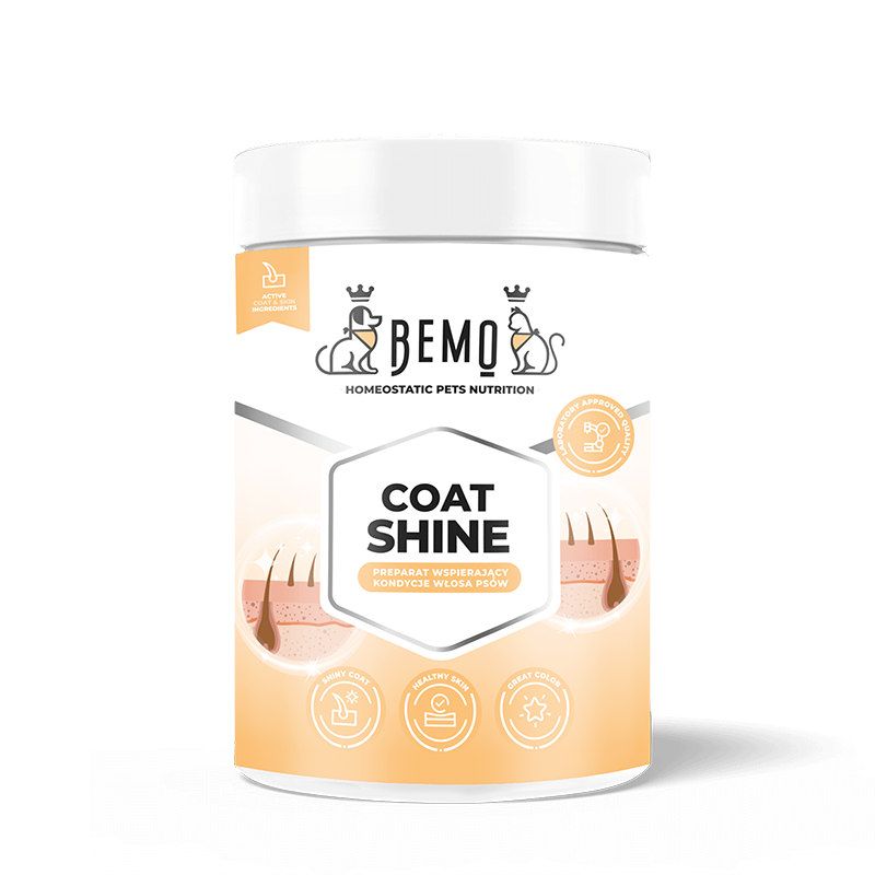 Bemo Coat Shine - Ergänzungsfuttermittel zur Unterstützung der Fellkondition bei Hunden