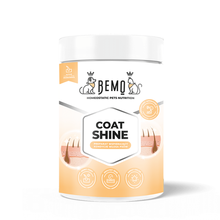 Bemo Coat Shine - Ergänzungsfuttermittel zur Unterstützung der Fellkondition bei Hunden