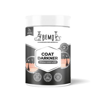 Bemo Coat Darkner - Supplement zur Intensivierung dunkler Fellfarben bei Hunden
