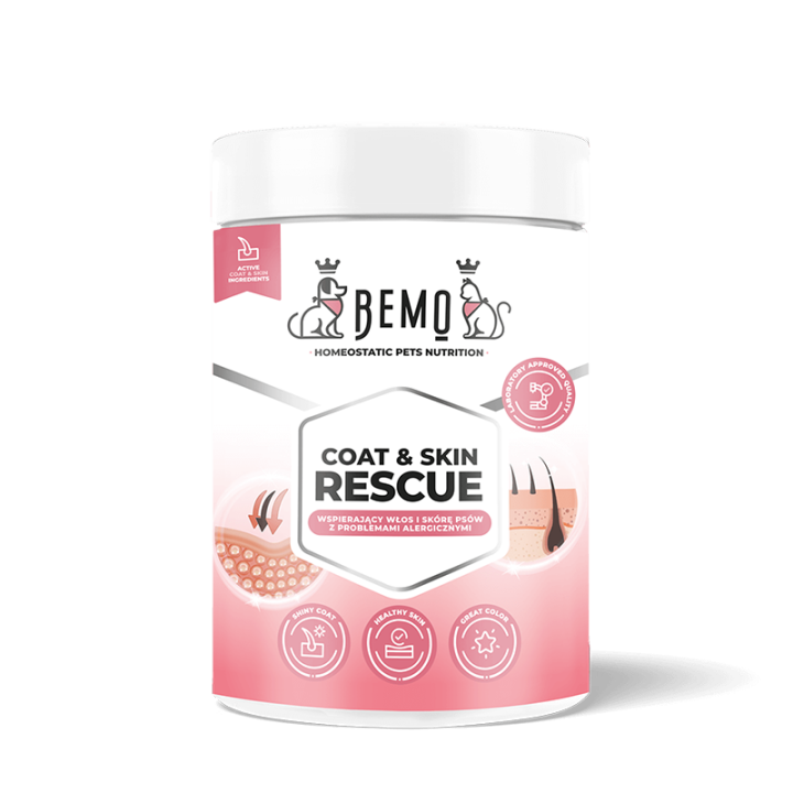 Bemo Coat & Skin Rescue - Unterstützung für Haut und Fell bei allergischen Hunden