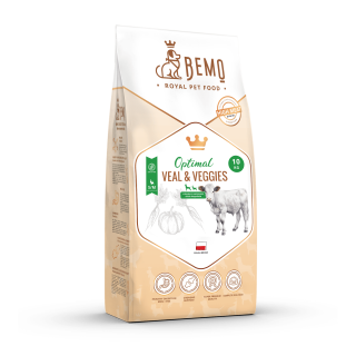 Bemo Optimal - Trockenfutter für Hunde mit Kalbfleisch und Gemüse