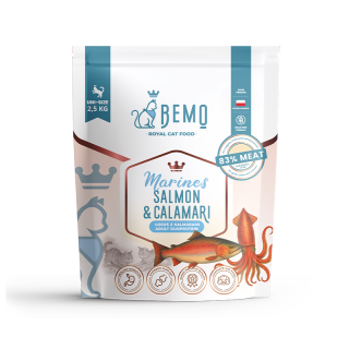 Bemo Cat Marines Salmon & Calamari – Trockenfutter für Katzen mit Lachs und Tintenfisch